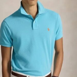 Polo by Ralph Lauren Turquoise Polo with Orange Pony